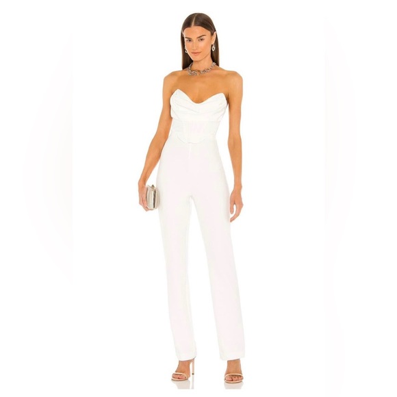 White Revolve Jumpsuit - Picture 1 of 7